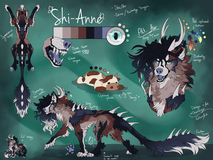 Added pelt, headshot, page doll, and plushy